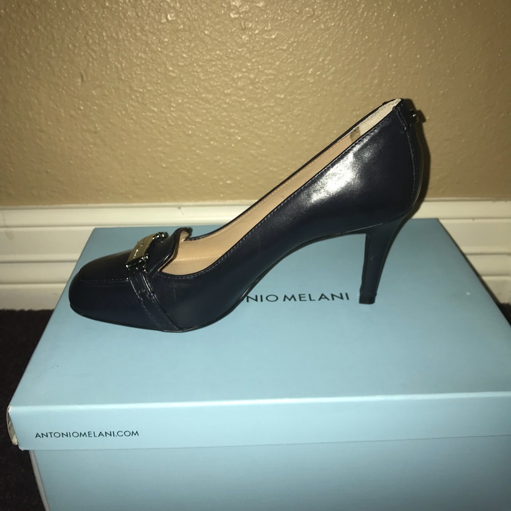 New Antonio Melanie style dayny navyblue high hill